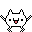 A small smiling cat